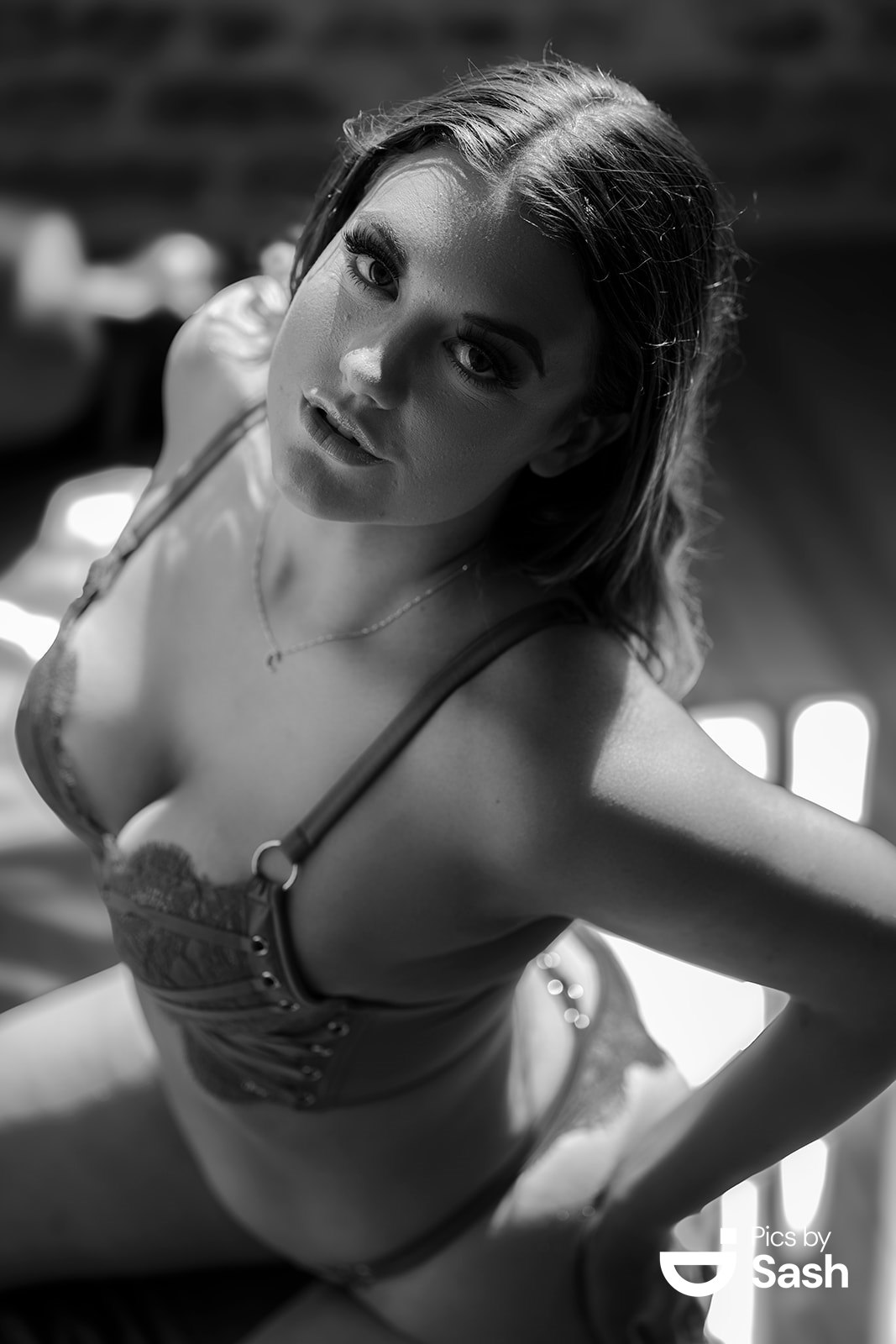 Caitlin — cinematic hero boudoir portrait